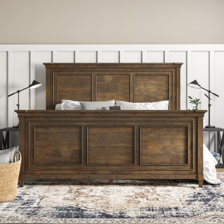 Laurel Foundry Modern Farmhouse Kraatz Solid Wood Low Profile Standard